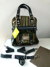 George Gina & Lucy Tasche Lack grün 25 x 30 x 12 cm Rucksack Henkel Bag NEU!