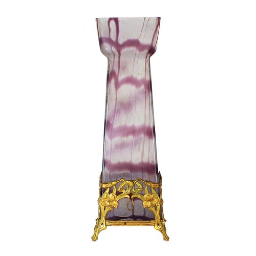 Hohe jugendstil vase mit - hohe,