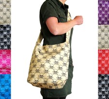 Umhängetaschen SKULL verschiedene Farben Totenkopf Muster Schädel Pirat Knochen