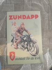 Altes Zündapp Schild Blech