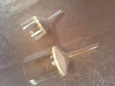 2 x Büchner Nutsche, Witeg Filternutsche mit Fritte, Glas Por. 4 + 3