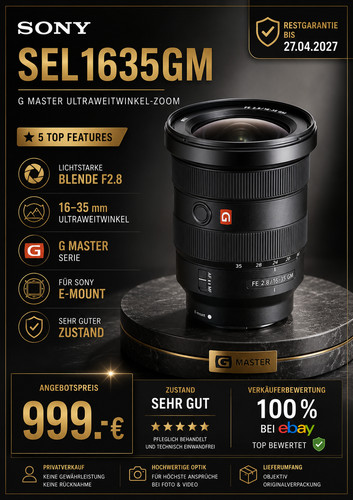 Sony 8 gm objektiv - gm,