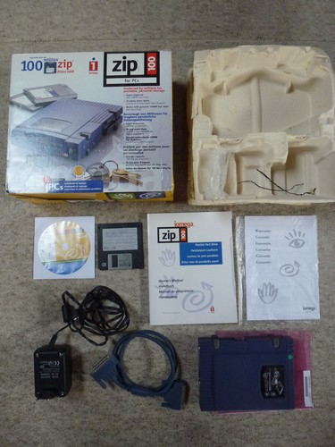 Retro iomega zip 100 - pc,