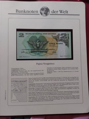 Banknoten der welt - papua, new