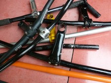 Konvolut Lenker Flatbar Vorbau Ahead Griffe Hörnchen Scott Corratec Downhill MTB