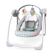 Bright Starts Whimsical Wild automatische Babyschaukel, zusammenklappbar