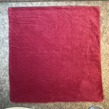 Ikea Sanela Kissenbezug Samt-Baumwolle Soft Touch in Burgund 50 cm x 50 cm