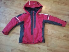 CMP Jacke Skijacke Winterjacke rot mit Teddyfell innen Kapuze 116
