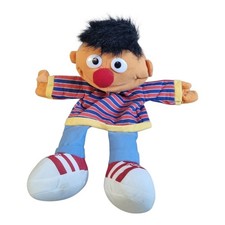 Igel Sesamstraße Ernie Handpuppe Plüschtier Orange 90er Kasperletheater