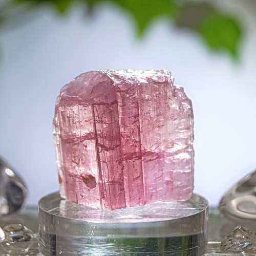 Turmalin rosa rohstein - rosa,