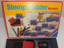 Gepflegt + rar:  Stempelbilder Verkehr Ravensburger Spiele Kreativität Design