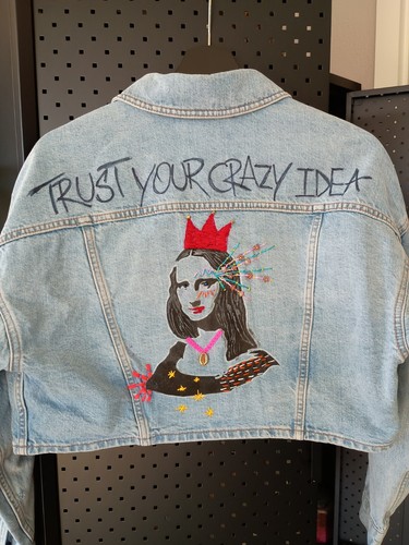 Unikat topshop jeansjacke crop - unikat,