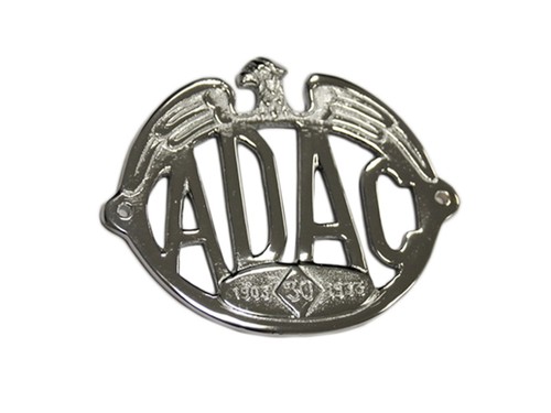 Chrom adac plakette - chrom, 30