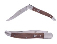 LAGUIOLE Taschen Messer Jagd Klapp Holz Camping Outdoor Klinge braun Klinge edel