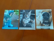 Set aus 3 Postkarten