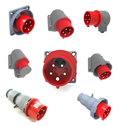 Cee stecker mit phasenwender - cee,