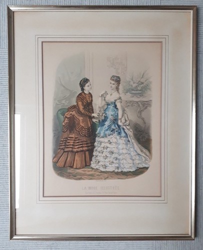 Handcolorierte lithographie - lithographie, "