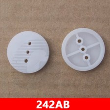242AB 24mm Kunststoff Riemenscheibe für 2mm Motor Welle RC Modellbau Roboter DIY