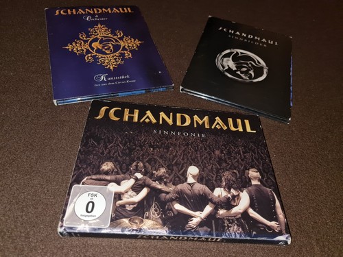 4cds dvd schandmaul - schandmaul, orchester