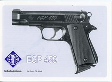 ERMA-WERKE Bedienungsanleitung ERMA EGP 459 Kal. 9mm P.A. Knall PISTOLE Manual