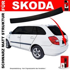 Lackschutzfolie Ladekante für Skoda Fabia 2 Kombi 2007-2014 Schwarz matt
