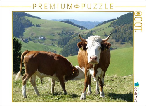 Calvendo puzzle kuh mit - calvendo,