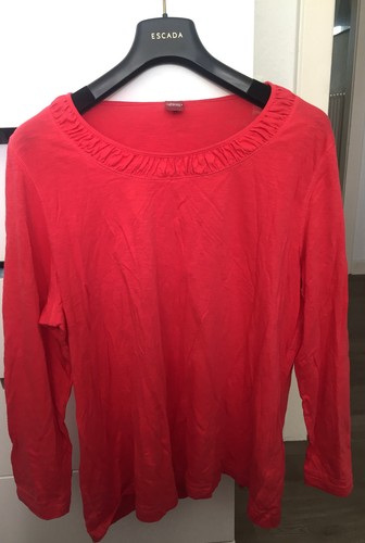 Rotes langärmeliges olsen - rotes,