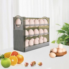 Eierhalter Box Tablett Küche Aufbewahrung Organizer Eier Kühlschrank Behälter PP