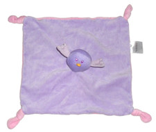 Florett textil vogel eule - vogel, lila
