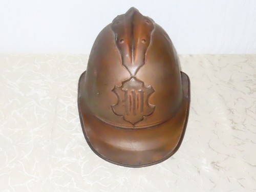 Antiker helm feuerwehr - helm,