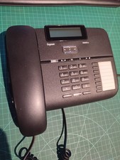 Gigaset DA810A Schwarz Tischtelefon analog mit Anrufbeantworter