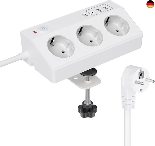 Tischsteckdose mit usb pd - tischsteckdose, c