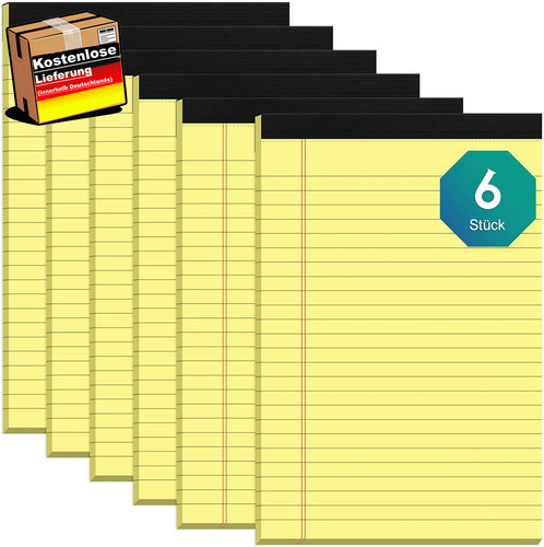 Liniert notizblock set - notizblock, a5