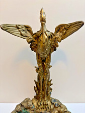 Reiher am Teich Messing