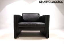 Knoll Studio Line Ledersessel von Jürgen Lange, 1970