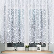 Weiße Blattnetz Gardine