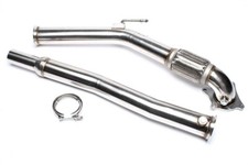 2-teilige Downpipe Edelstahl für Audi A3 8P TT 8J Seat 5P Skoda 1Z 3T VW 1K TFSI