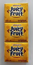 3 x 15 Streifen (45 Stück) Wrigley`s JUICY FRUIT Chewing Gum Kaugummi 11/25 NEU