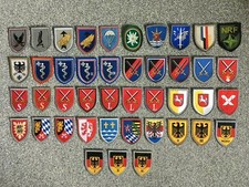 BUNDESWEHR SAMMLUNG ABZEICHEN AUFNÄHER + KLETTABZEICHEN ,HEER VERBANDSABZEICHEN