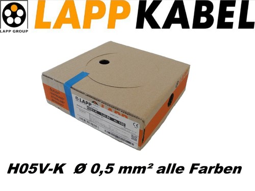 Lapp litze flexibel - lapp, h05v-k