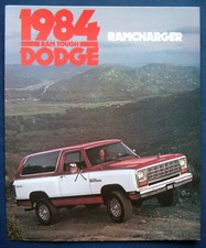 Prospekt brochure 1984 Dodge Ramcharger (USA)