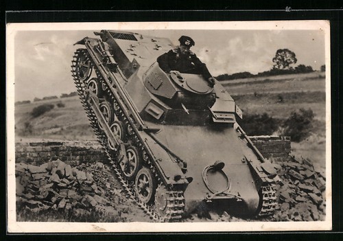 Panzerkampfwagen überquert - ak,