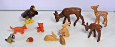 PLAYMOBIL Tiere Wildtiere 3 Rehe 3 Hasen 2 Füchse Adler Waschbär Igel zu Wald #8