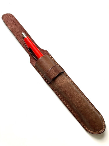 Echt leder etui - leder,