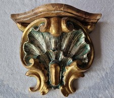 Antike Wandkonsole Holz