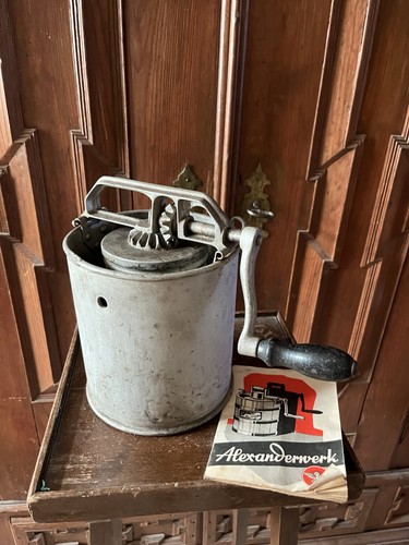 Antike eismaschine - antike,