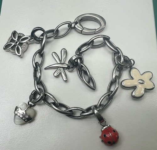 Tolles fossil charm armband - charm, &