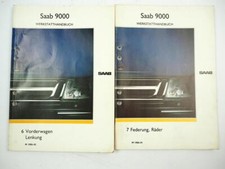 Saab 9000 YS3C 1985 - 1991 Achsschenkel Lenkung Federung Räder Werkstatthandbuch