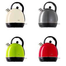 Wasserkocher Retro Kessel 2.200 W Kalkfilter 1,7 l Trockengehschutz Farbig KHG