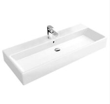 Villeroy Boch Memento Waschbecken Waschtisch 120cm weiß CeramicPlus eckig 